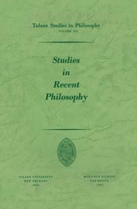 Tulane Studies in Philosophy