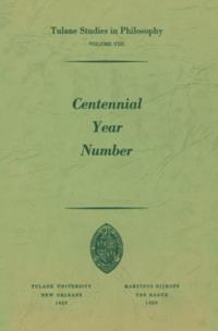 Tulane Studies in Philosophy