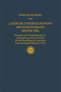Logische Untersuchungen Ergänzungsband Erster Teil