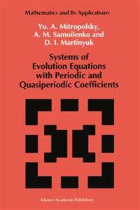 Systems of Evolution Equations with Periodic and Quasiperiodic Coefficients