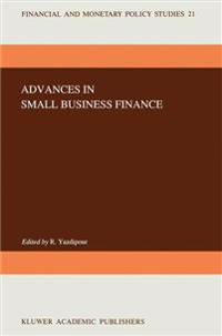 Advances in Small Business Finance