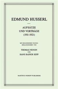 Aufsätze und Vorträge (1911–1921)