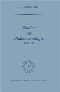 Studien zur Phänomenologie 1930–1939