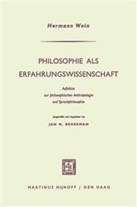 Philosophie als Erfahrungswissenschaft