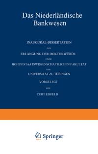 Das Niederländische Bankwesen