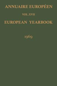 Annuaire Europeen / European Yearbook