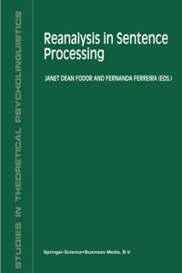 Studies in Theoretical Psycholinguistics