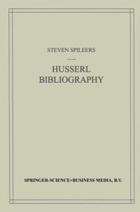 Edmund Husserl Bibliography