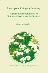 Studies in Natural Language and Linguistic Theory
