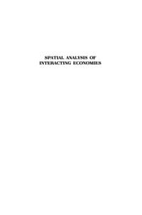 Spatial Analysis of Interacting Economies