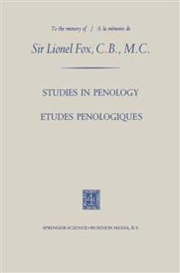 Studies in Penology / Études Pénologiques