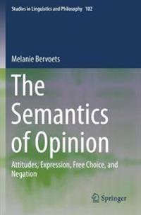 Bokomslag för "The Semantics of Opinion"