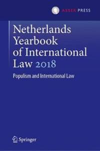 Kirjan kansi "Netherlands Yearbook of International Law 2018"