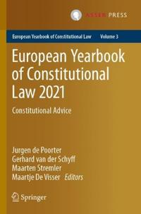 Kirjan kansi "European Yearbook of Constitutional Law 2021"