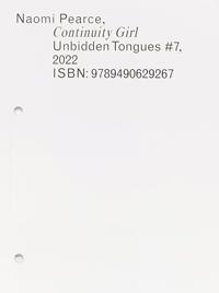Unbidden Tongues #7: Continuity Girl