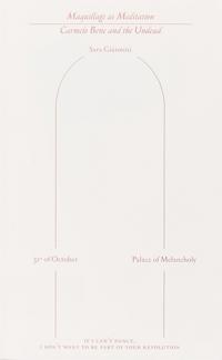 Giannini, S: Maquillage as Meditation: Carmelo Bene and the
