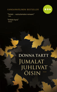 Kirjan kansi Jumalat juhlivat öisin