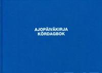 Ajopäiväkirja 185 (A5L, 96 sivua, vapaa autoetu, sidottu sinikantinen)