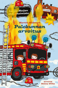 Kirjan kansi Palokunnan arvoitus. Lasse-Maijan etsivätoimisto