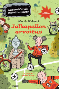 Kirjan kansi Jalkapallon arvoitus. Lasse-Maijan etsivätoimisto