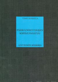 Pääsuunnittelijan sopimusvastuu