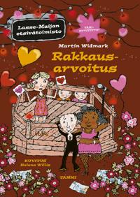 Kirjan kansi Rakkausarvoitus. Lasse-Maijan etsivätoimisto
