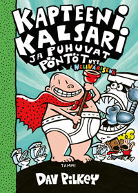 Bokomslag for Kapteeni Kalsari ja puhuvat pöntöt (nelivärinen)
