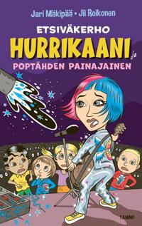 Kirjan kansi Etsiväkerho Hurrikaani ja poptähden painajainen