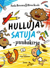 Kirjan kansi Hulluja satuja -puuhakirja