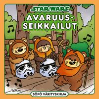 Kirjan kansi Star Wars. Avaruusseikkailut. Söpö värityskirja.