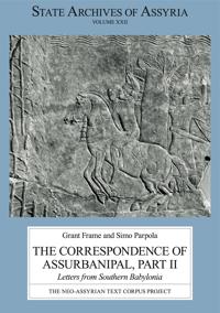 Kirjan kansi "The Correspondence of Assurbanipal, Part II"