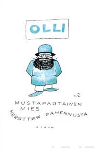 Mustapartainen mies herättää pahennusta (näköispainos)