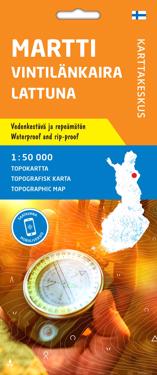 Martti Vintilänkaira Lattuna, topokartta 1:50 000