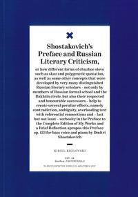 Shostakovich's Preface and Russian Literary Criticism