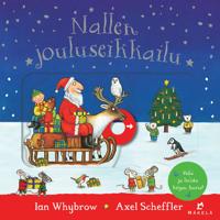 Kirjan kansi Nallen jouluseikkailu -vetoluukkukirja