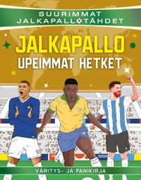 Kirjan kansi Jalkapallo upeimmat hetket - Väritys- ja fanikirja