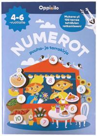 NUMEROT puuha- ja tarrakirja 4-6 v