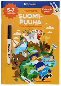 Pyyhittävä Suomi-puuha 5-7 v