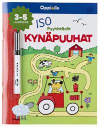 Kirjan kansi ISO Pyyhittävät kynäpuuhat -puuhakirja 3-5 v
