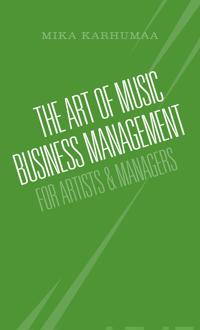 Kirjan kansi "The Art of Music Business Management"