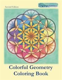 Colorful Geometry Coloring Book: Relaxing Coloring with Colored Outlines