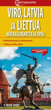 Viro, Latvia ja Liettua matkailukartta ja opas
