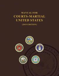 Kirjan kansi "Manual for Courts-Martial, United States 2019 edition"