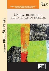 Manual de derecho administrativo especial