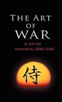 Kirjan kansi "The Art of War by Sun Tzu"