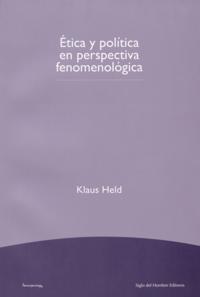 Ética y política en perspectiva fenomenológica