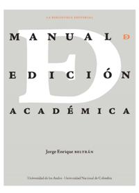 Manual de edición académica