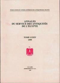 Annales du Service des Antiquités de l’Egypte