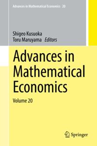 Advances in Mathematical Economics