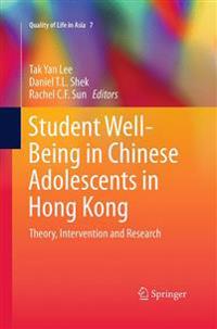 Student Well-Being in Chinese Adolescents in Hong Kong